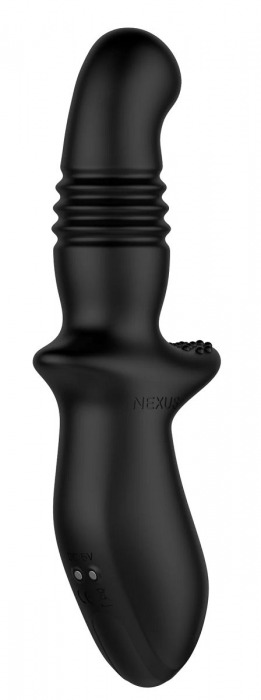Черный вибромассажер простаты Nexus Thrust с возвратно-поступательными движениями - Nexus Range - в Благовещенске купить с доставкой