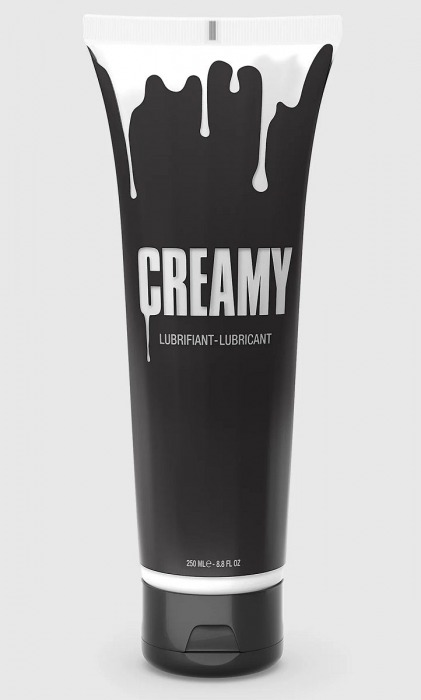 Смазка на водной основе Creamy с консистенцией спермы - 250 мл. - Strap-on-me - купить с доставкой в Благовещенске