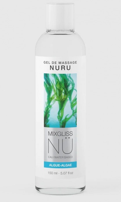Массажный гель на водной основе Mixgliss NU Algae - 150 мл. - Mixgliss - купить с доставкой в Благовещенске