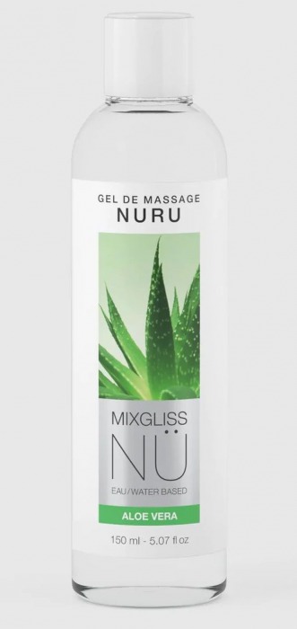 Массажный гель на водной основе Mixgliss NU Aloe Vera - 150 мл. - Mixgliss - купить с доставкой в Благовещенске