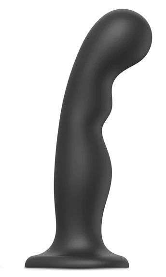 Черная насадка Strap-On-Me Dildo Plug P G size XXL - Strap-on-me - купить с доставкой в Благовещенске
