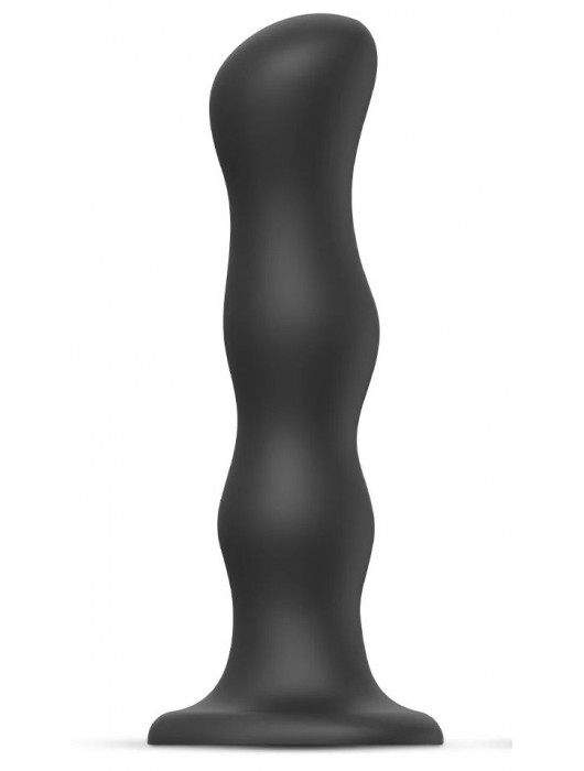 Черная насадка Strap-On-Me Dildo Geisha Balls size XL - Strap-on-me - купить с доставкой в Благовещенске