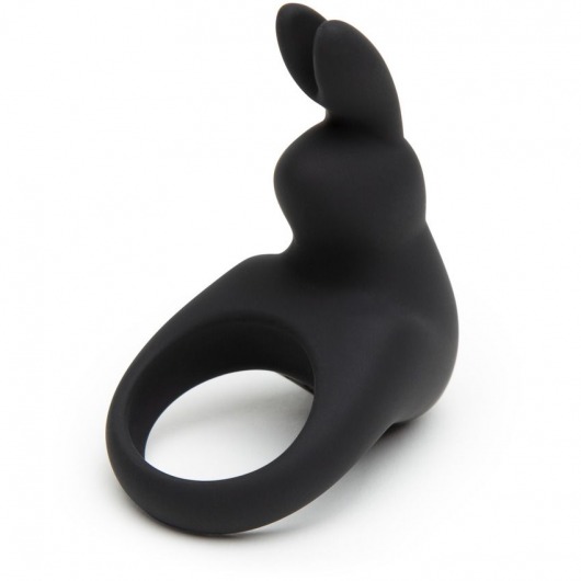 Черное эрекционное виброкольцо Happy Rabbit Rechargeable Rabbit Cock Ring - Happy Rabbit - в Благовещенске купить с доставкой