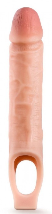 Телесная насадка на пенис 10 Inch Cock Sheath Extender - 25 см. - Blush Novelties - в Благовещенске купить с доставкой