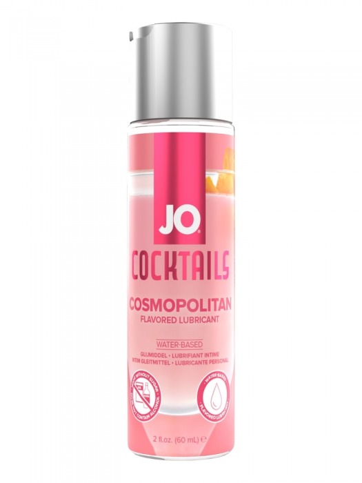 Вкусовой лубрикант на водной основе JO Cocktails Cosmopolitan - 60 мл. - System JO - купить с доставкой в Благовещенске