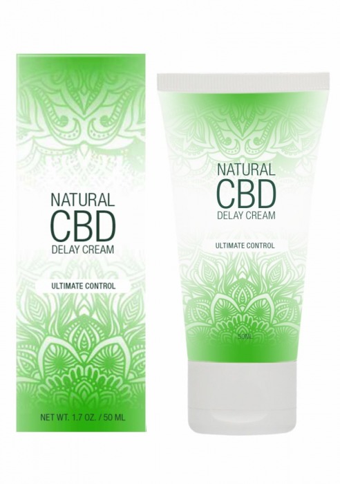 Крем-пролонгатор Natural CBD Delay Cream - 50 мл. - Shots Media BV - купить с доставкой в Благовещенске