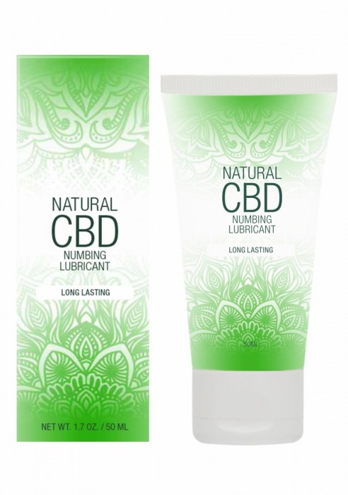 Лубрикант с пролонгирующим эффектом Natural CBD Numbing Lubricant - 50 мл. - Shots Media BV - купить с доставкой в Благовещенске