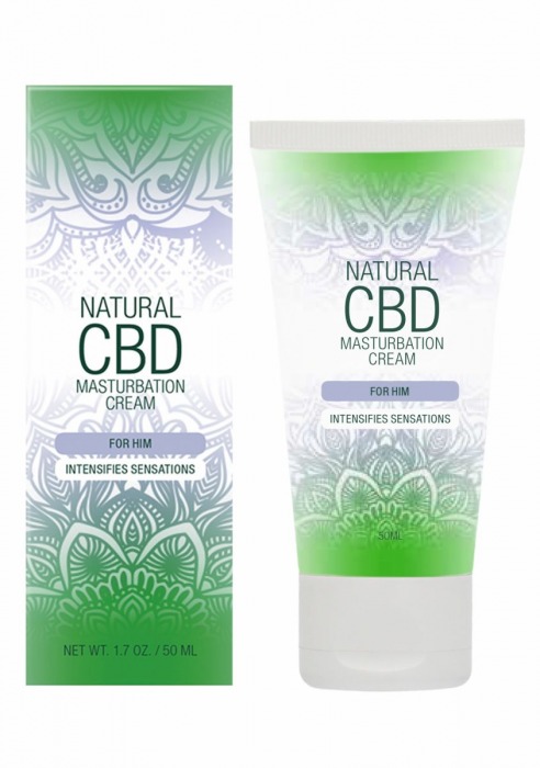 Крем для мастурбации для мужчин Natural CBD Masturbation Cream For Him - 50 мл. - Shots Media BV - купить с доставкой в Благовещенске