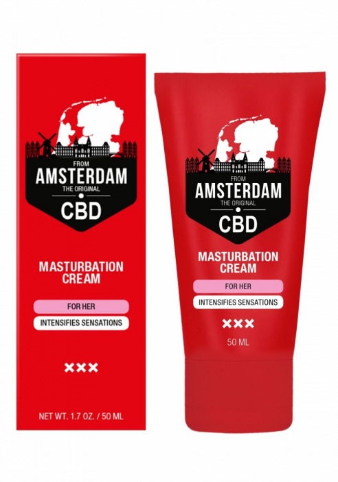 Крем для мастурбации для женщин CBD from Amsterdam Masturbation Cream For Her - 50 мл. - Shots Media BV - купить с доставкой в Благовещенске