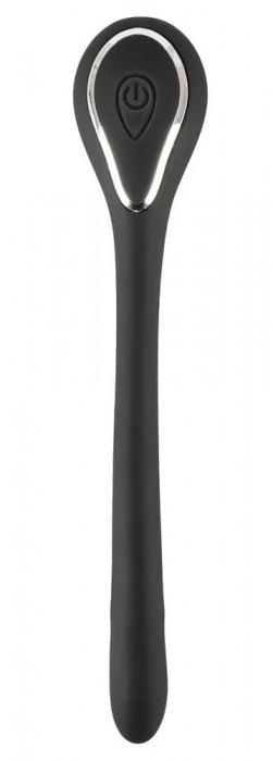 Черный гибкий уретральный стимулятор с вибрацией Vibrating Bendable Dilator - 13,5 см. - Orion - купить с доставкой в Благовещенске