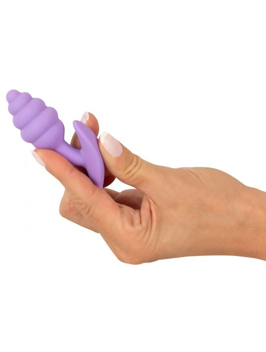 Фиолетовая анальная втулка Mini Butt Plug - 7,5 см. - Orion
