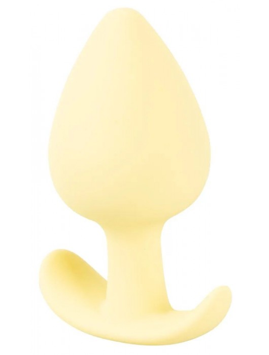 Жёлтая анальная втулка Mini Butt Plug - 6 см. - Orion