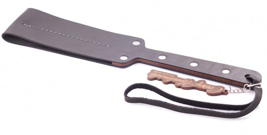 Гладкий мягкий удлиненный пэддл с заклепками - 32 см. - Crazy Handmade - купить с доставкой в Благовещенске