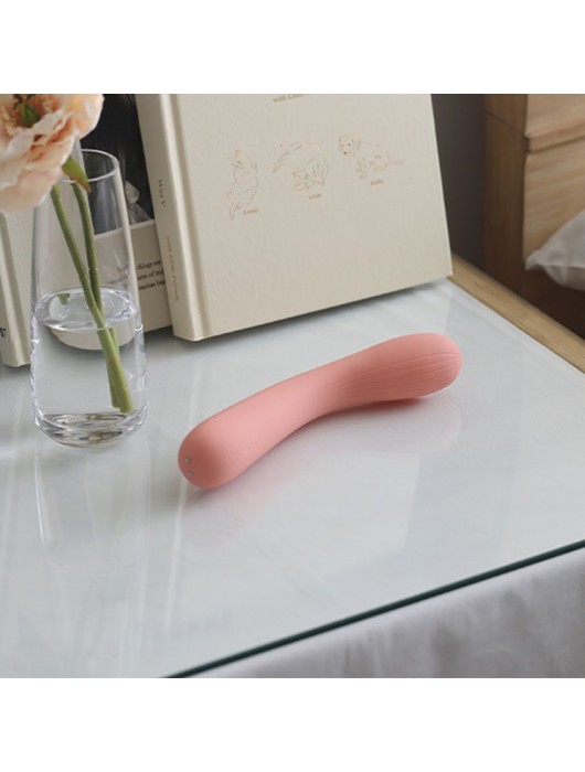 Розовый изогнутый вибратор Iroha Mai Toki - 17,4 см. - Tenga