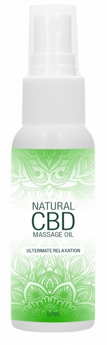 Массажное масло Natural CBD Massage Oil - 50 мл. - Shots Media BV - купить с доставкой в Благовещенске