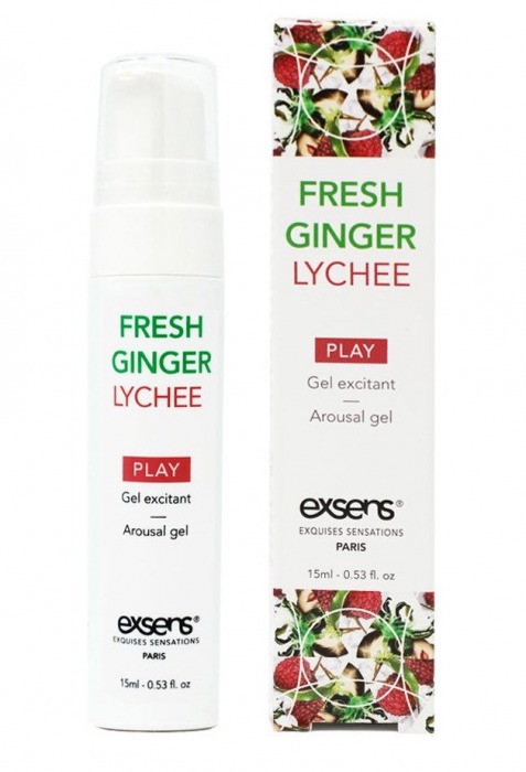 Возбуждающий гель Fresh Ginger Lychee Arousal Gel - 15 мл. - Exsens - купить с доставкой в Благовещенске