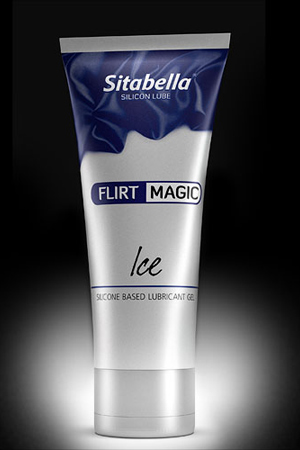 Силиконовая гель-смазка FLIRT MAGIC Ice с лёгким пролонгирующим эффектом - 75 мл. - Sitabella - купить с доставкой в Благовещенске