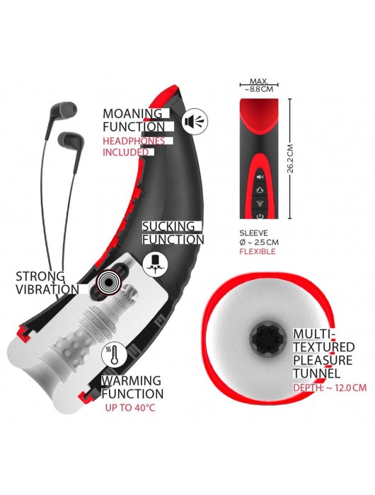 Автоматический мастурбатор WYNE 03 с подогревом - Orion - в Благовещенске купить с доставкой