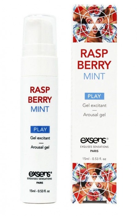 Возбуждающий гель Raspberry Mint с ароматом малины и мяты - 15 мл. - Exsens - купить с доставкой в Благовещенске