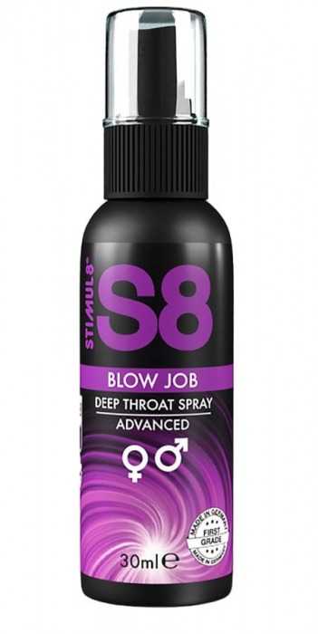 Лубрикант для орального секса S8 Deep Throat Spray - 30 мл. - Stimul8 - купить с доставкой в Благовещенске