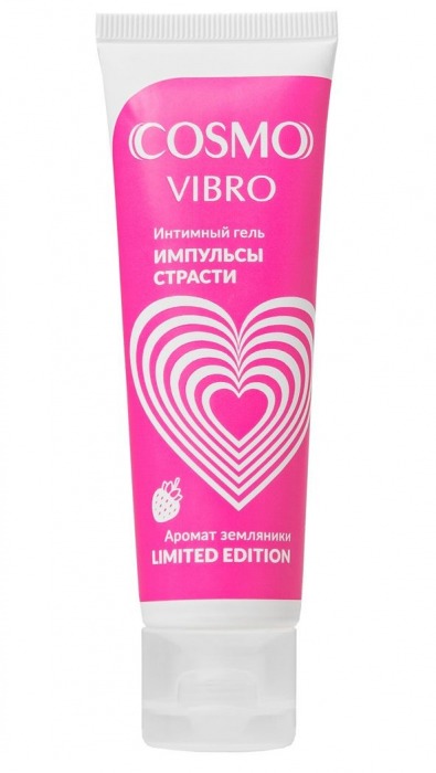 Возбуждающий гель на водно-силиконовой основе Cosmo Vibro с ароматом земляники - 50 гр. - Биоритм - купить с доставкой в Благовещенске