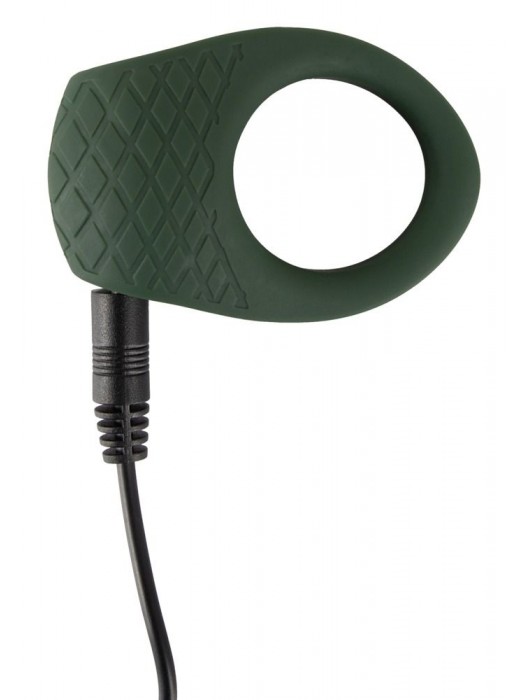 Зеленое эрекционное виброкольцо Luxurious Vibro Cock Ring - Orion - в Благовещенске купить с доставкой