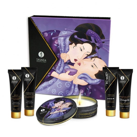 Подарочный набор Geishas secret из 5 предметов - Shunga - купить с доставкой в Благовещенске