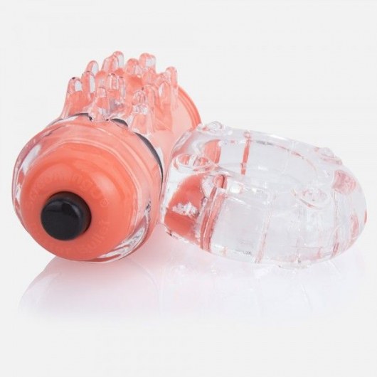 Неоновое оранжевое кольцо на пенис O wow! - Screaming O - в Благовещенске купить с доставкой