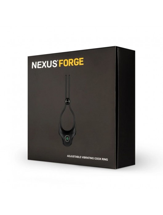 Черное эрекционное лассо с вибрацией Nexus Forge - Nexus Range - в Благовещенске купить с доставкой