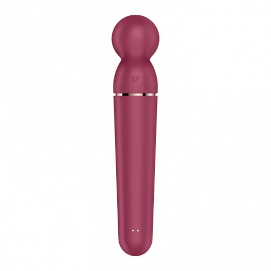 Малиновый вибромассажер Planet Wand-er - Satisfyer
