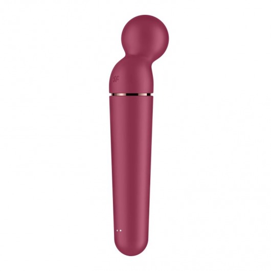 Малиновый вибромассажер Planet Wand-er - Satisfyer