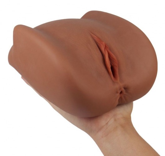 Мастурбатор Black Beauty - вагина и анус - S-HANDE - в Благовещенске купить с доставкой