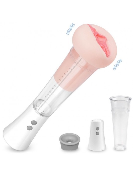 Автоматическая вакуумная помпа с реалистичной мягкой вставкой Max Kit - S-HANDE - в Благовещенске купить с доставкой