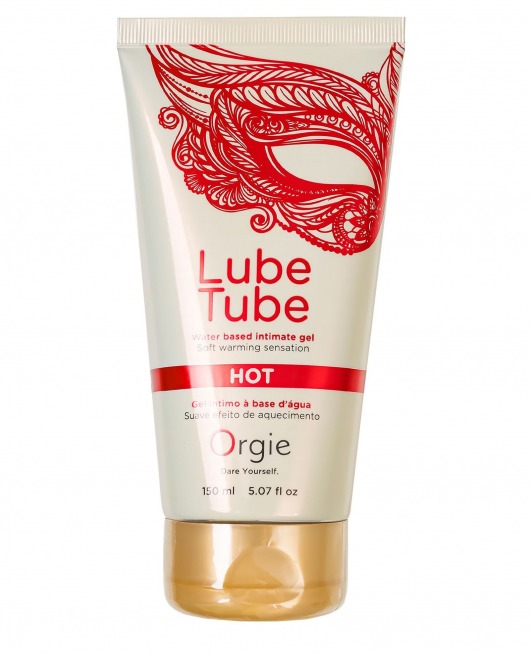 Интимный гель на водной основе Lube Tube Hot с разогревающим эффектом - 150 мл. - ORGIE - купить с доставкой в Благовещенске