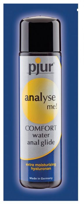 Анальный лубрикант pjur ANALYSE ME Comfort Water Anal Glide - 2 мл. - Pjur - купить с доставкой в Благовещенске