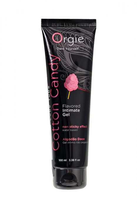 Интимный гель на водной осное Lube Tube Cotton Candy со вкусом сахарной ваты - 100 мл. - ORGIE - купить с доставкой в Благовещенске