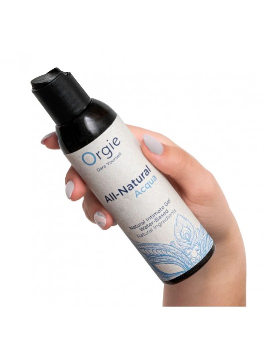 Интимный гель на водной основе Orgie All-Natural Acqua - 150 мл. - ORGIE - купить с доставкой в Благовещенске