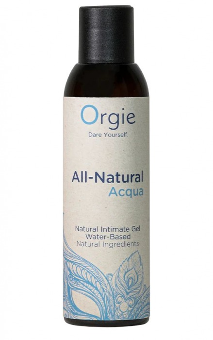 Интимный гель на водной основе Orgie All-Natural Acqua - 150 мл. - ORGIE - купить с доставкой в Благовещенске