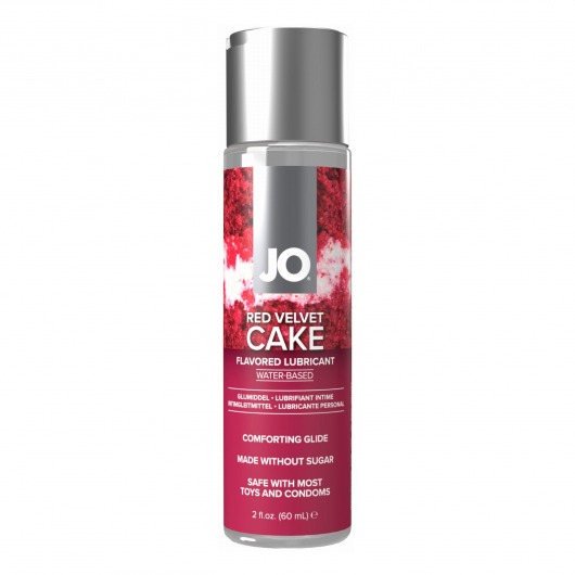 Лубрикант на водной основе JO H2O Red Velvet Cake Flavored Lubricant - 60 мл. - System JO - купить с доставкой в Благовещенске
