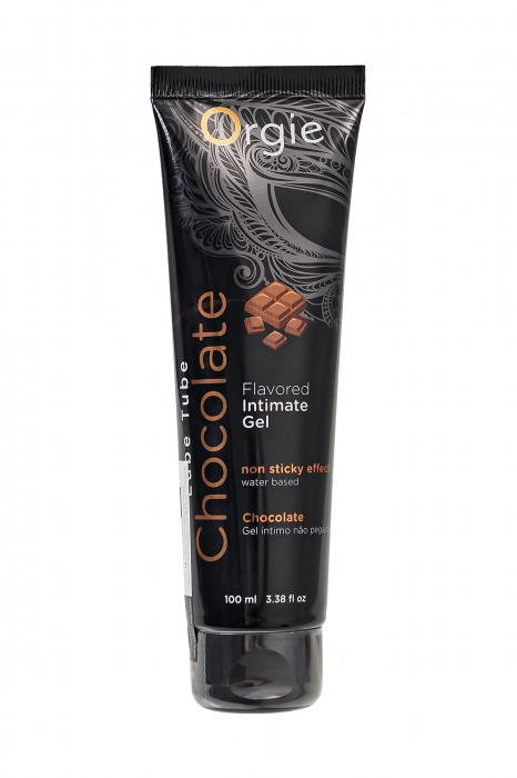 Интимный гель на водной основе Lube Tube Chocolate с шоколадным вкусом - 100 мл. - ORGIE - купить с доставкой в Благовещенске