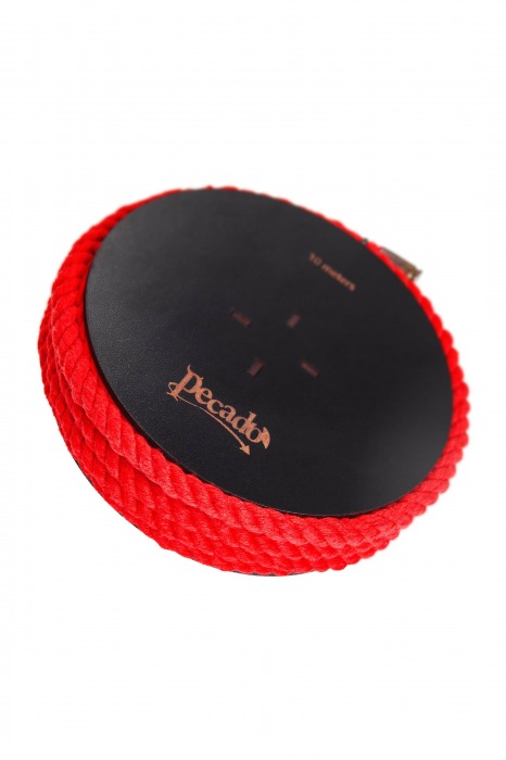 Красная веревка для шибари на катушке - 10 м. - Pecado - купить с доставкой в Благовещенске