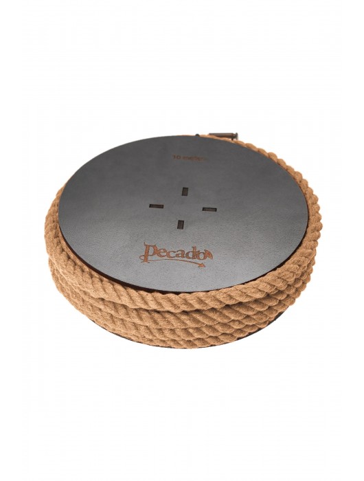 Джутовая веревка для шибари на катушке - 10 м. - Pecado - купить с доставкой в Благовещенске