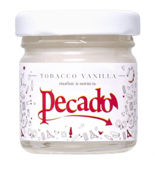 Массажная свеча Tobacco Vanilla - 35 мл. - Pecado - купить с доставкой в Благовещенске