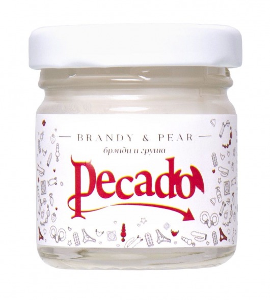 Массажная свеча Brandy   Pear - 35 мл. - Pecado - купить с доставкой в Благовещенске