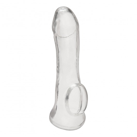 Прозрачная насадка на пенис Transparent Penis Enhancing Sleeve Extension - 15,9 см. - BlueLine - в Благовещенске купить с доставкой