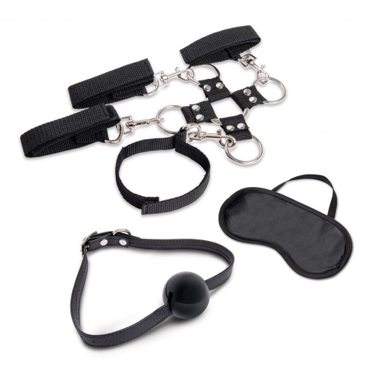 Набор для фиксации из 7 предметов Hogtie   Ball Gag Kit - Lux Fetish - купить с доставкой в Благовещенске