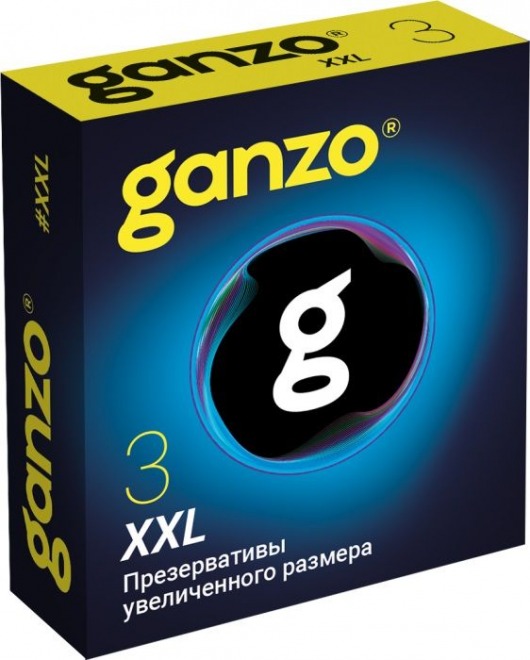 Презервативы увеличенного размера Ganzo XXL - 3 шт. - Ganzo - купить с доставкой в Благовещенске