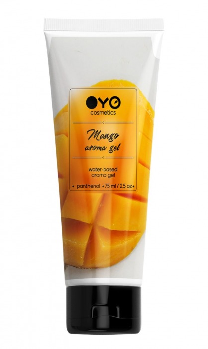 Лубрикант на водной основе OYO Aroma Gel Mango с ароматом манго - 75 мл. - OYO - купить с доставкой в Благовещенске