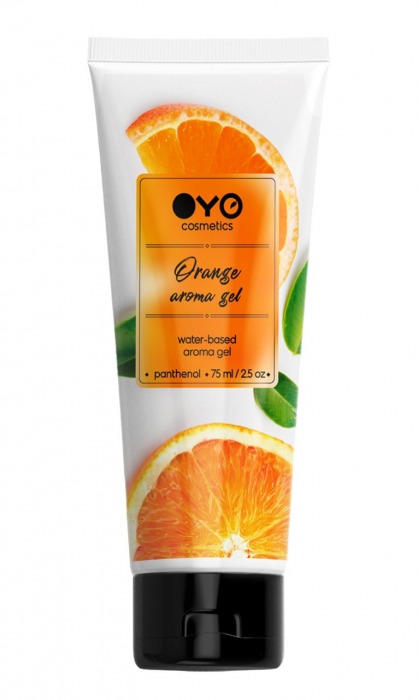 Лубрикант на водной основе OYO Aroma Gel Orange с ароматом апельсина - 75 мл. - OYO - купить с доставкой в Благовещенске