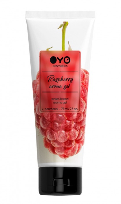 Лубрикант на водной основе OYO Aroma Gel Raspberry с ароматом малины - 75 мл. - OYO - купить с доставкой в Благовещенске